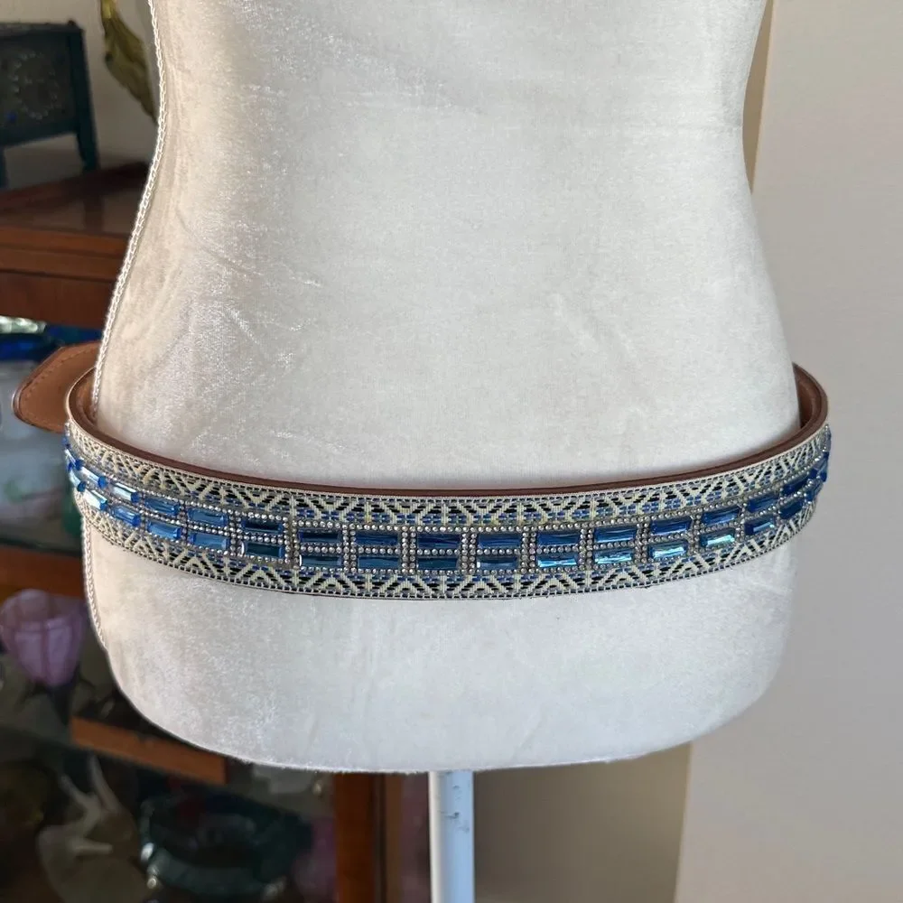 New Western leather belt